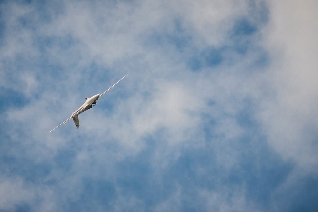 Segelflieger in der Luft